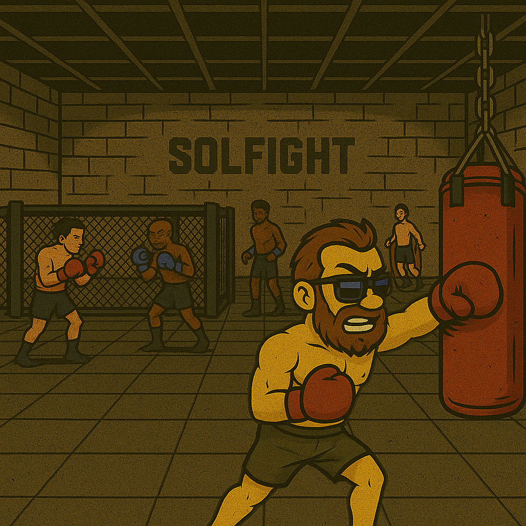 A dark training gym background